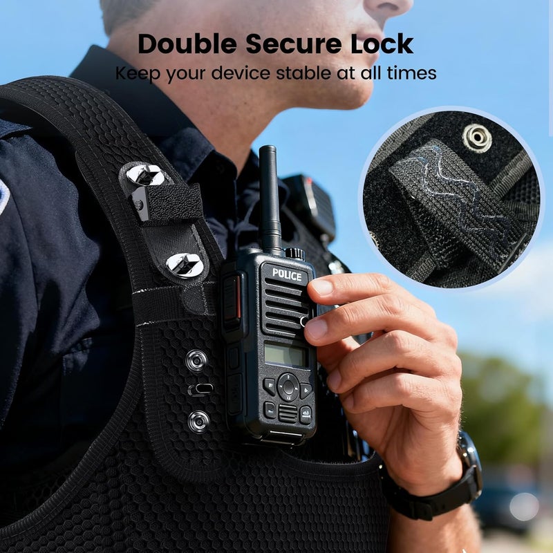 BOBLOV Dual Shoulder Mount, Body Worn Camera Vest Mount, for All Brand Body Cam, Wearable Body Camera Mount with Adjust Board for Law Enforcement, Free Hands for Video Record (Wide) - Image 2